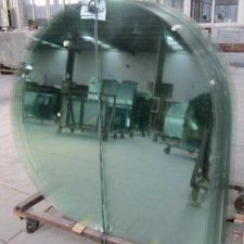 Frameless Toughened Glass Doors: 6mm Tempered Fireplace Hearth Plates