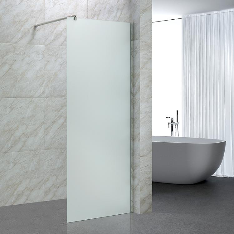 Tempered Glass Shower Screen Panel with 3mm Toughened Glass Insert