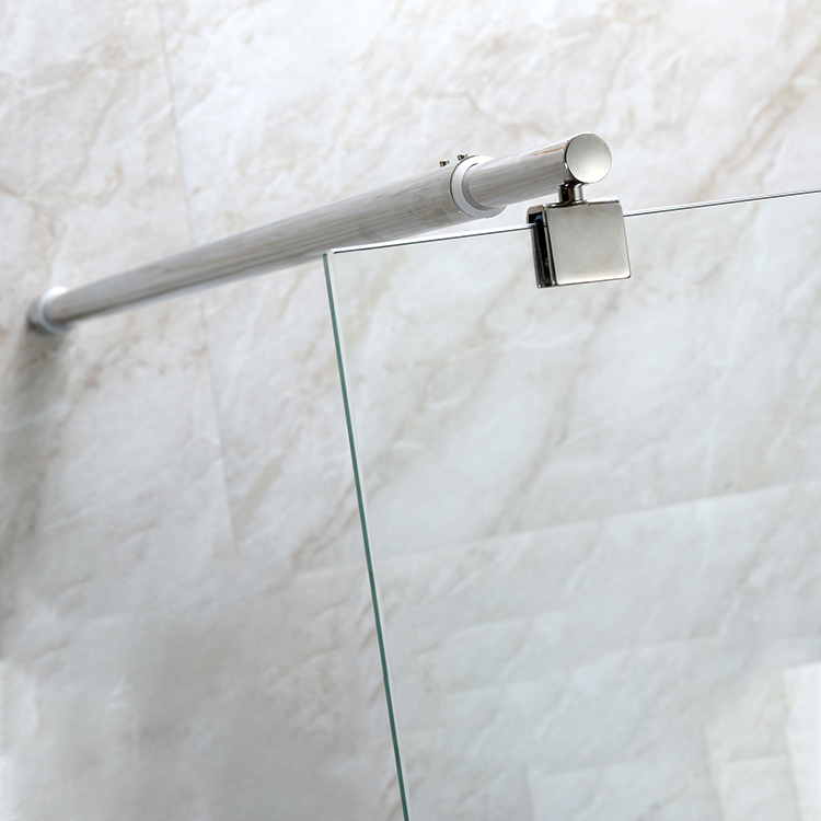 Tempered Glass Shower Screen Panel with 3mm Toughened Glass Insert