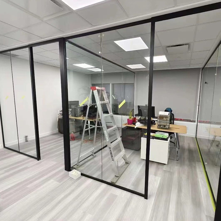 Glass Partition Wall: Interior Room Divider & Office Glass Panel