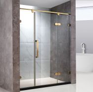 Can shower doors be adjusted?