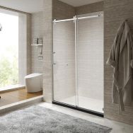 What is toughened glass door?
