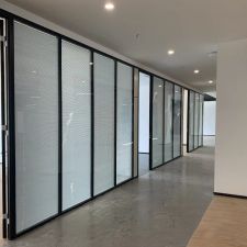 Glass Partition Wall: Interior Room Divider & Office Glass Panel