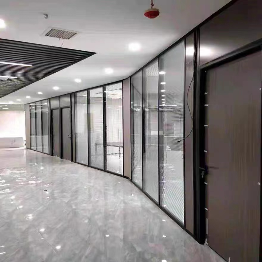 Glass Partition Wall: Interior Room Divider & Office Glass Panel