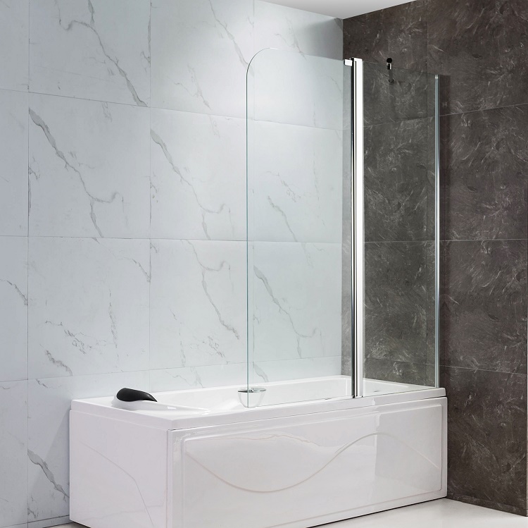 Frameless Tempered Glass Doors Bath Screen Shower Panel