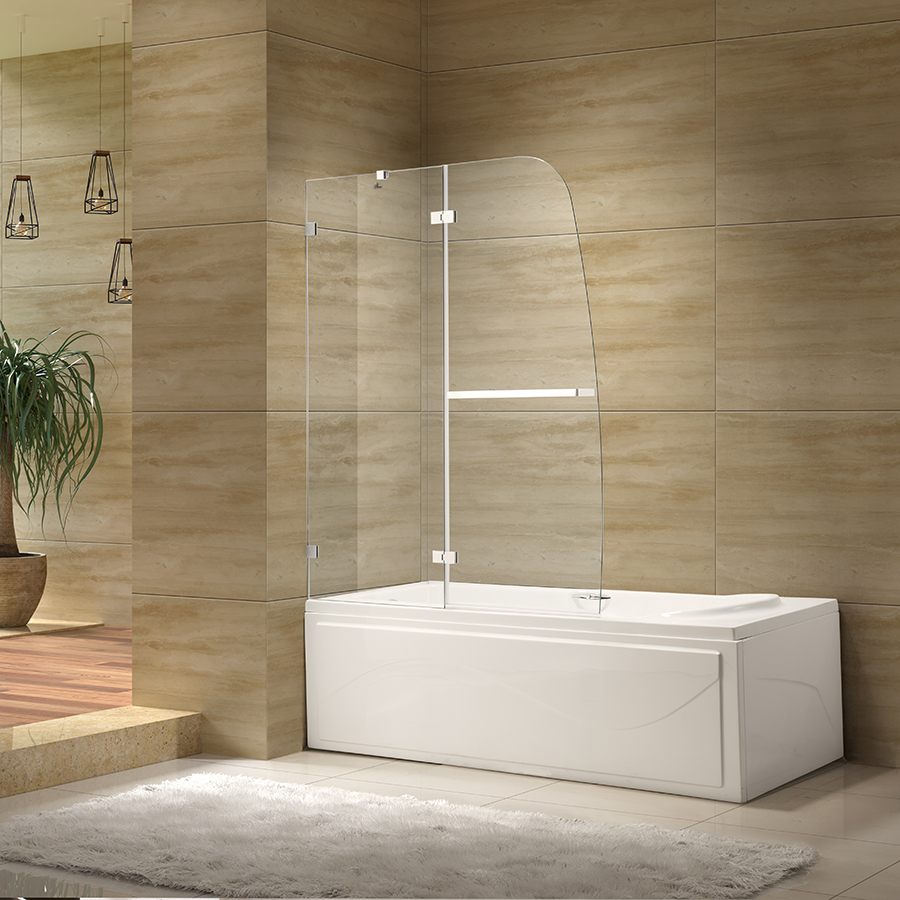 Frameless Tempered Glass Doors Bath Screen Shower Panel