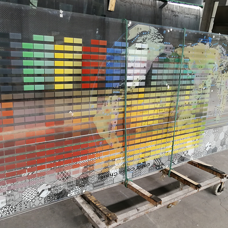 Toughened Glass Table Top Digital Printing Tempered Decorative Panels