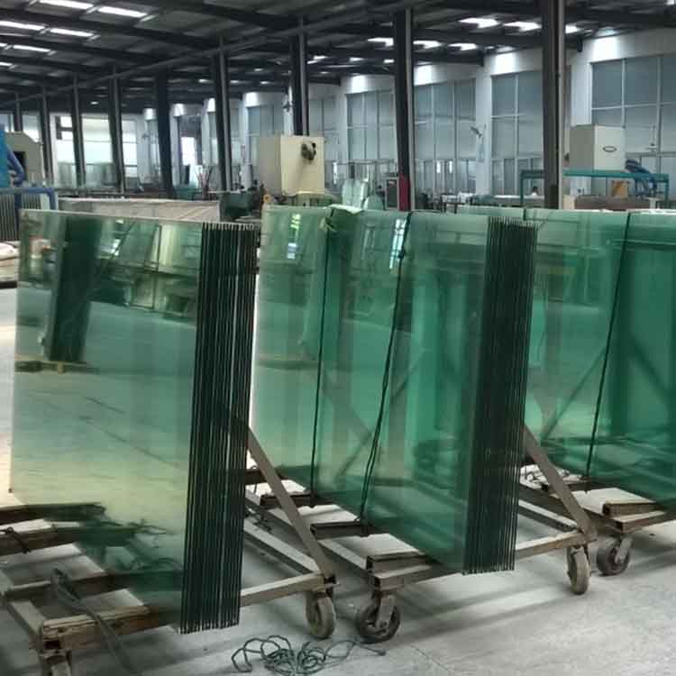 Heat Strengthened Staircase Toughened Glass Custom Tempered Glass For Stairs