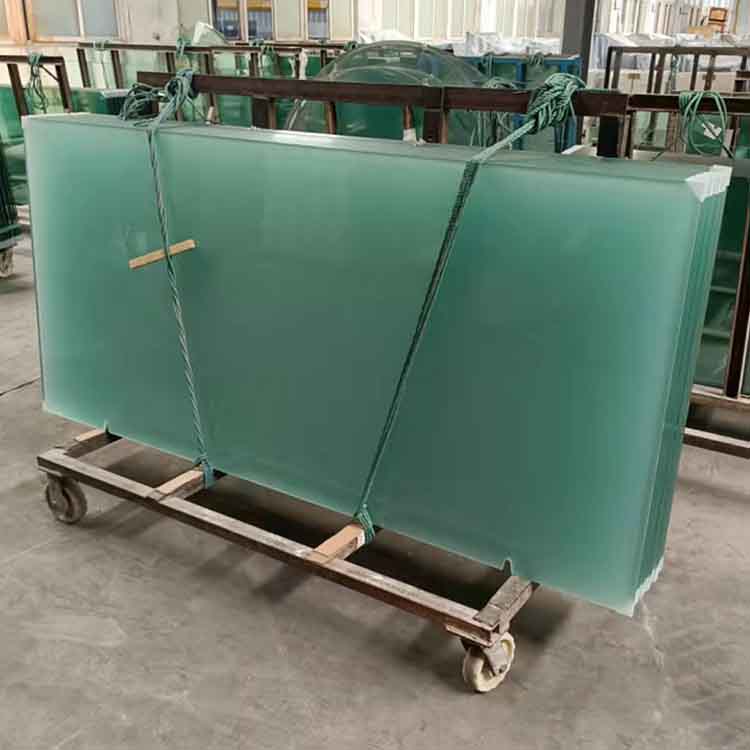 Clear Tempered Glass Partition Interior: Custom Processing, 8mm-12mm