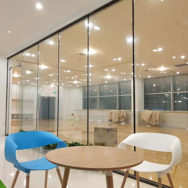 Why do offices use glass walls?