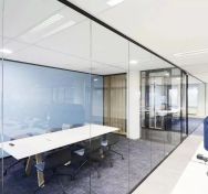 What are the advantages of translucent office partitions?