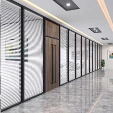 Toughened Glass Partition Wall | Single Glazed Glass Panel & Railing