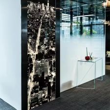 3-19mm Custom Color Digital Printed Laminated Tempered Art Glass for Walls