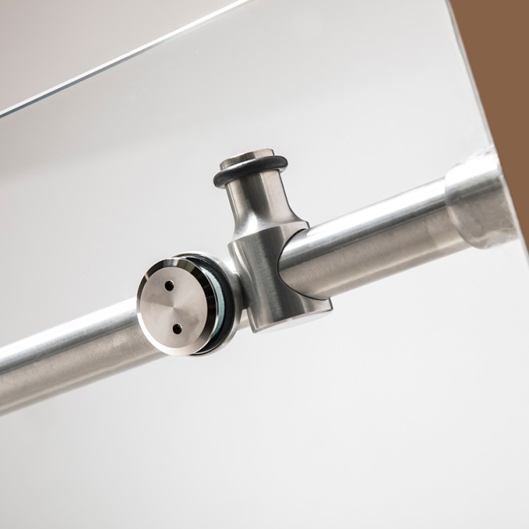 Semi Frameless Bypass Shower Door with 44mm Triple Glazing