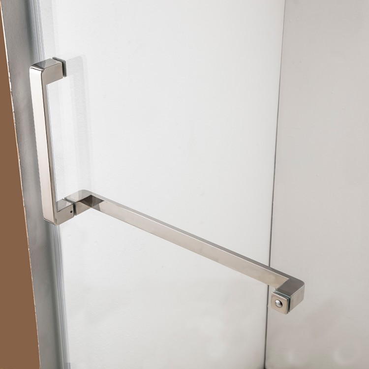 Semi Frameless Bypass Shower Door with 44mm Triple Glazing