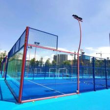 10mm Low Iron Ultra Clear Tempered Glass padel court
