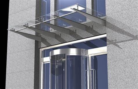 Enhancing Curb Appeal with a Glass Canopy Over Your Front Door