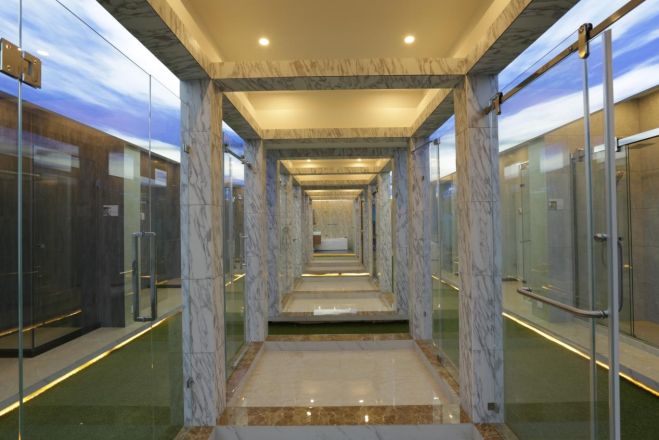 Bluesky Shower Door Sample Room Upgrade
