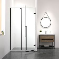 Black Trimmed Shower Doors